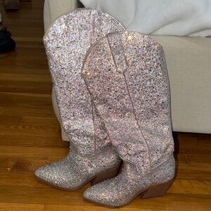 Madden Girl sparkly cowboy boots